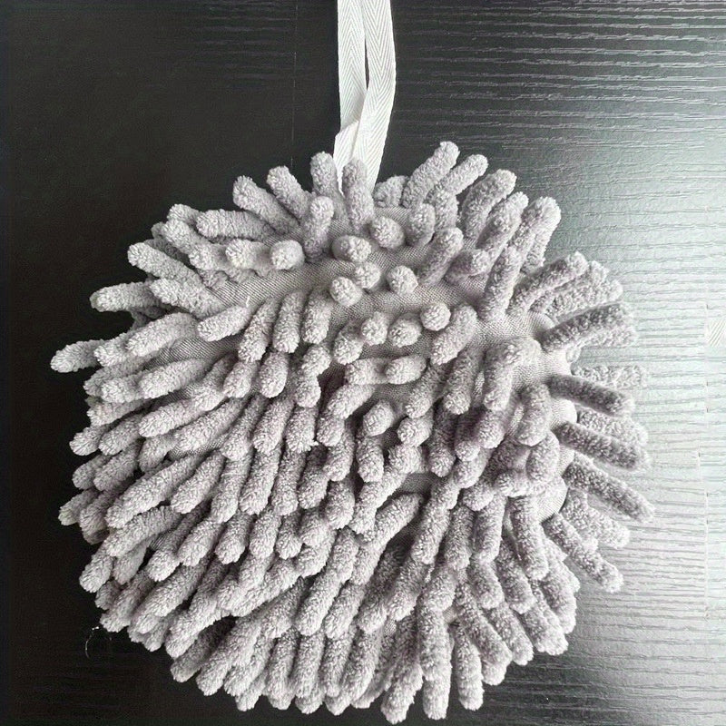 Chenille Hanging Towel Ball for Quick Drying Hands