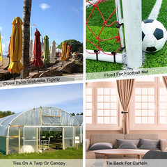 30pcs Ball Bungee Cords 15 24 Cm Canopy Tarp Tie Down Camping Shelter Cargo