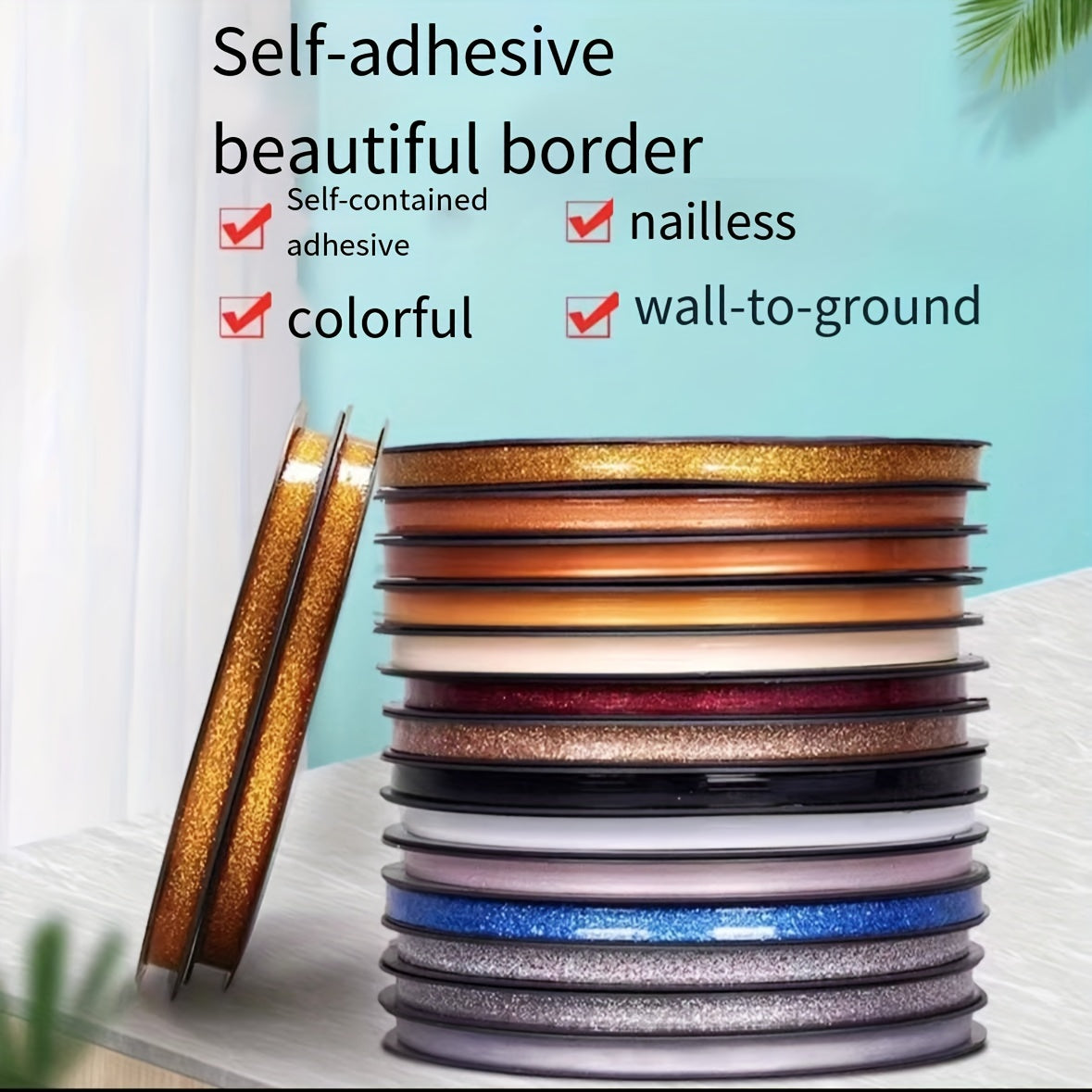 Self Adhesive Beauty Seam Tape for Stove Sink Wall Corner Line Sealing Strip