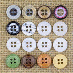 10PCS Resin Four eye Shirt Button 396