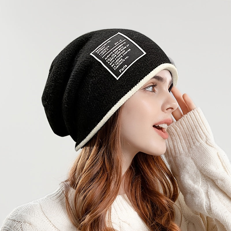 Classic Chunky Knit Beanie Hat Unisex Snow Ski Skull Cap