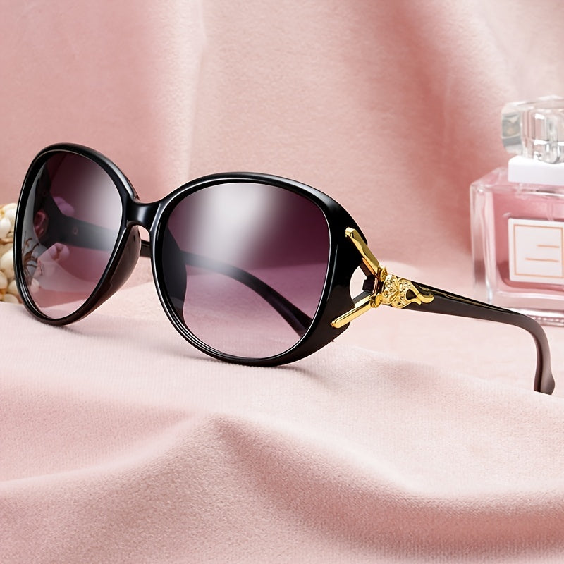 Women Oversized Polarized Sunglasses Classic Fox Shades UV400