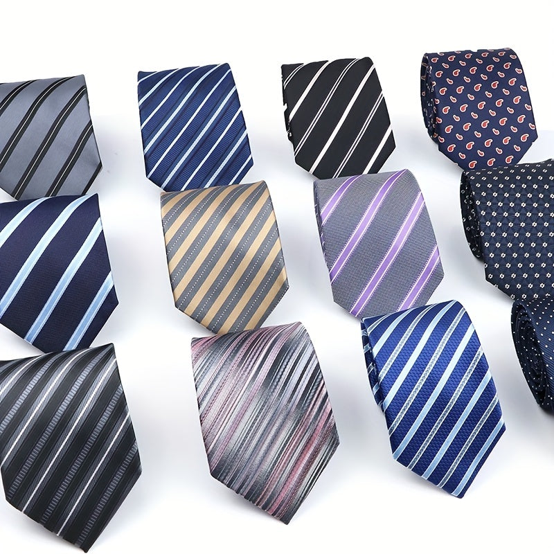 Men's Oblique Striped Tie for Business