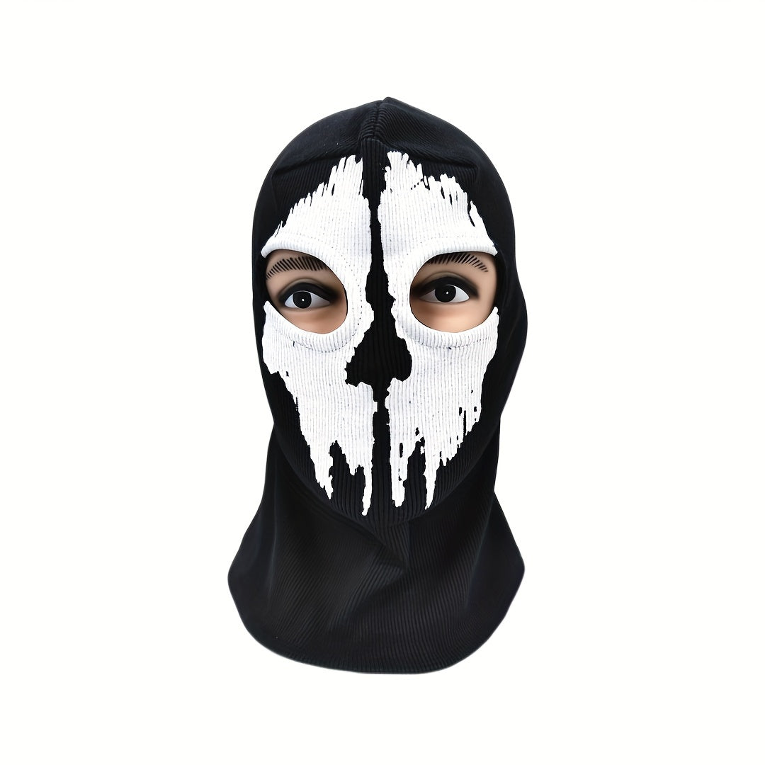 Ghost Skull Face Mask Halloween Dress Up Hat Outdoor Riding Mask