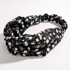 Criss Cross Headband Stretchy Hair Band Floral Printed Hair Band Style Headdress