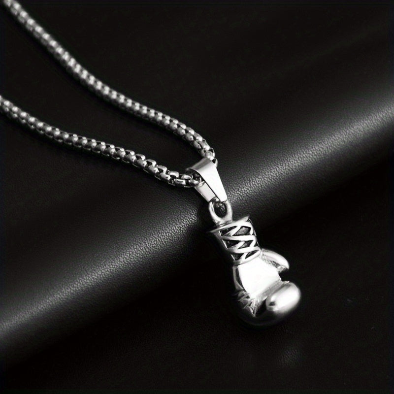 Hip Hop Boxing Gloves Charm Golden Silver Plated Vintage Victory Pendant