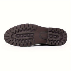 Men's Retro Ankle Boots PU Leather Lace-up Outdoor Shoes