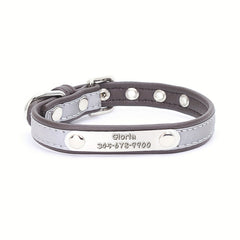 Engraved Anti-Lost Pet Collar for Small & Medium Dogs