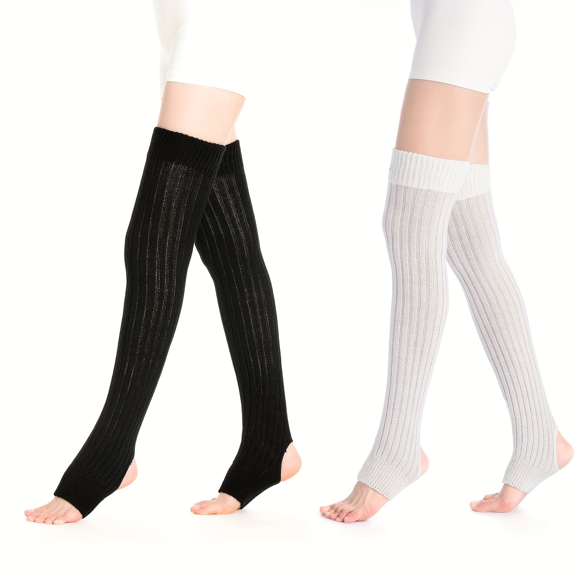 Knitted Leg Warmers Over the Knee Socks Women's Stockings