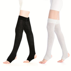 Knitted Leg Warmers Over the Knee Socks Women's Stockings