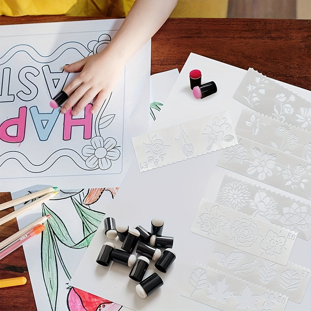5pcs Children's Finger Painting Cover Set
