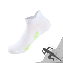 5 Pairs Men's Cotton Ankle Athletic Socks for Sports