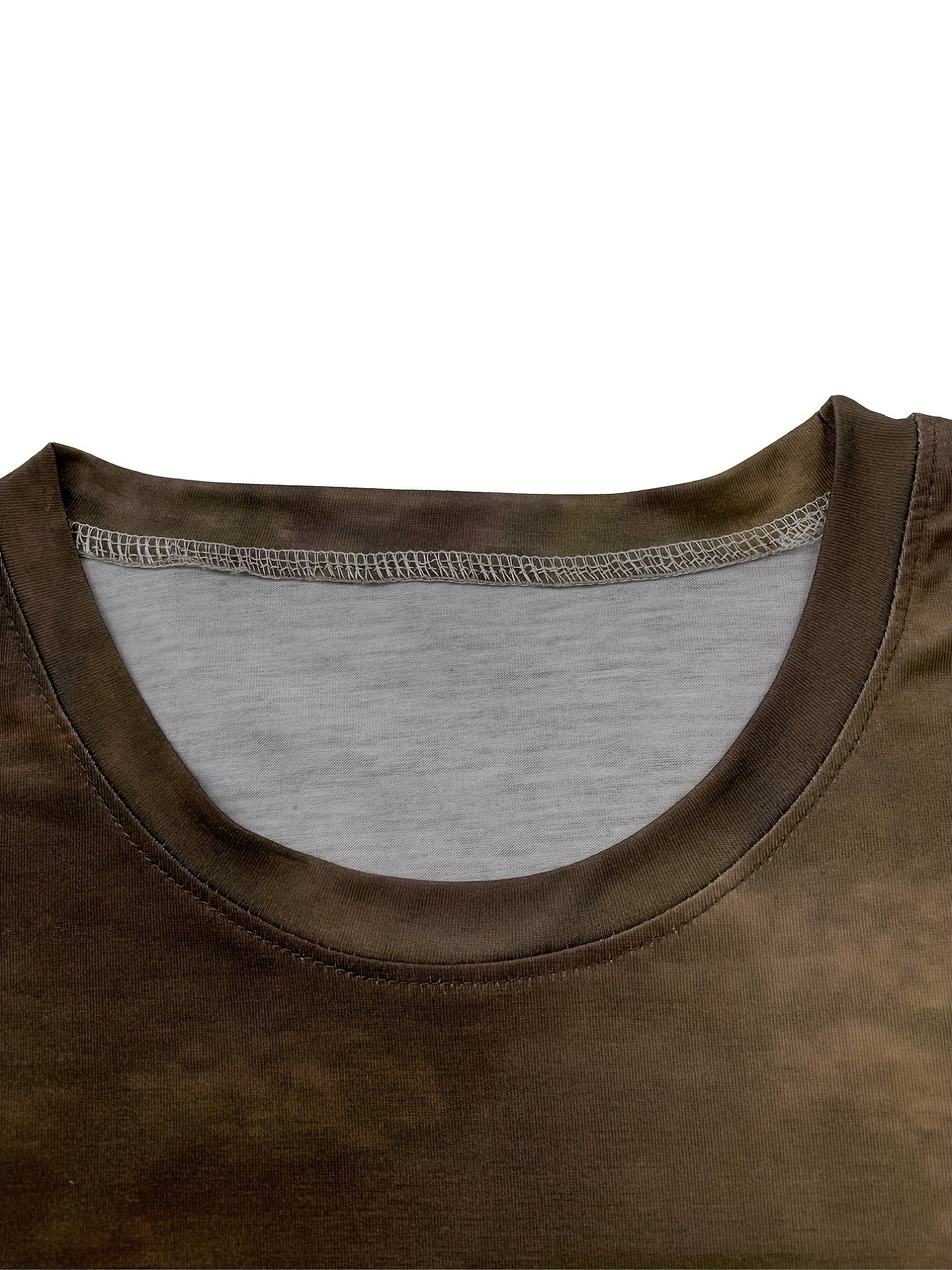 Leaf Pattern Men's Comfy Retro T-shirt