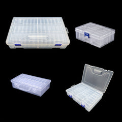 Plastic Storage Box 14 20 28 42 Grids Bead Storage Case
