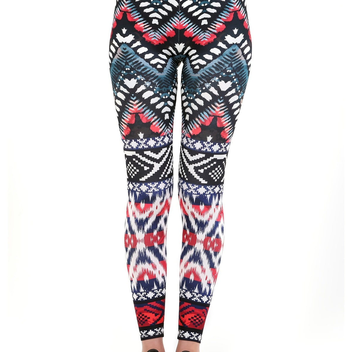 Floral Print Skinny Stretchy Leggings High Waist Yoga Leggings