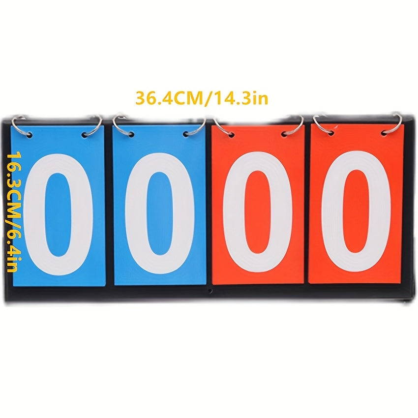 4-in-1 Scoreboard for Basketball Table Tennis Badminton Card Games