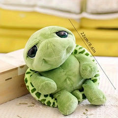 Big Eyed Turtle Plush Toy Turtle Doll Sleeping Pillow for Halloween Decor