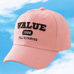 Middle School Children's Unisex Embroidered Word Baseball Cap Sun Hat