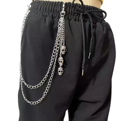 Gothic Skull Metal Waist Chain Layer Pants Chain