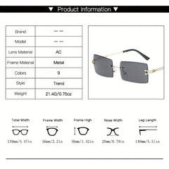 Gradient Women Metal Sunglasses Stylish Outdoor Sunshade Driving Eyeglasses