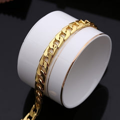 Men's Copper Chain Necklace Hip Hop Party Jewelry