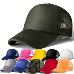 Mesh Breathable Unisex Baseball Cap Lightweight Sports Sunscreen Dad Hat