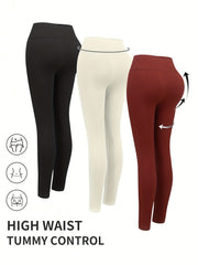 Ribbed Quick Dry High Waist Yoga Pants Women's Activewear