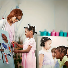 Interactive Learning Felt Story Board Set - Bible Theme Church & Home