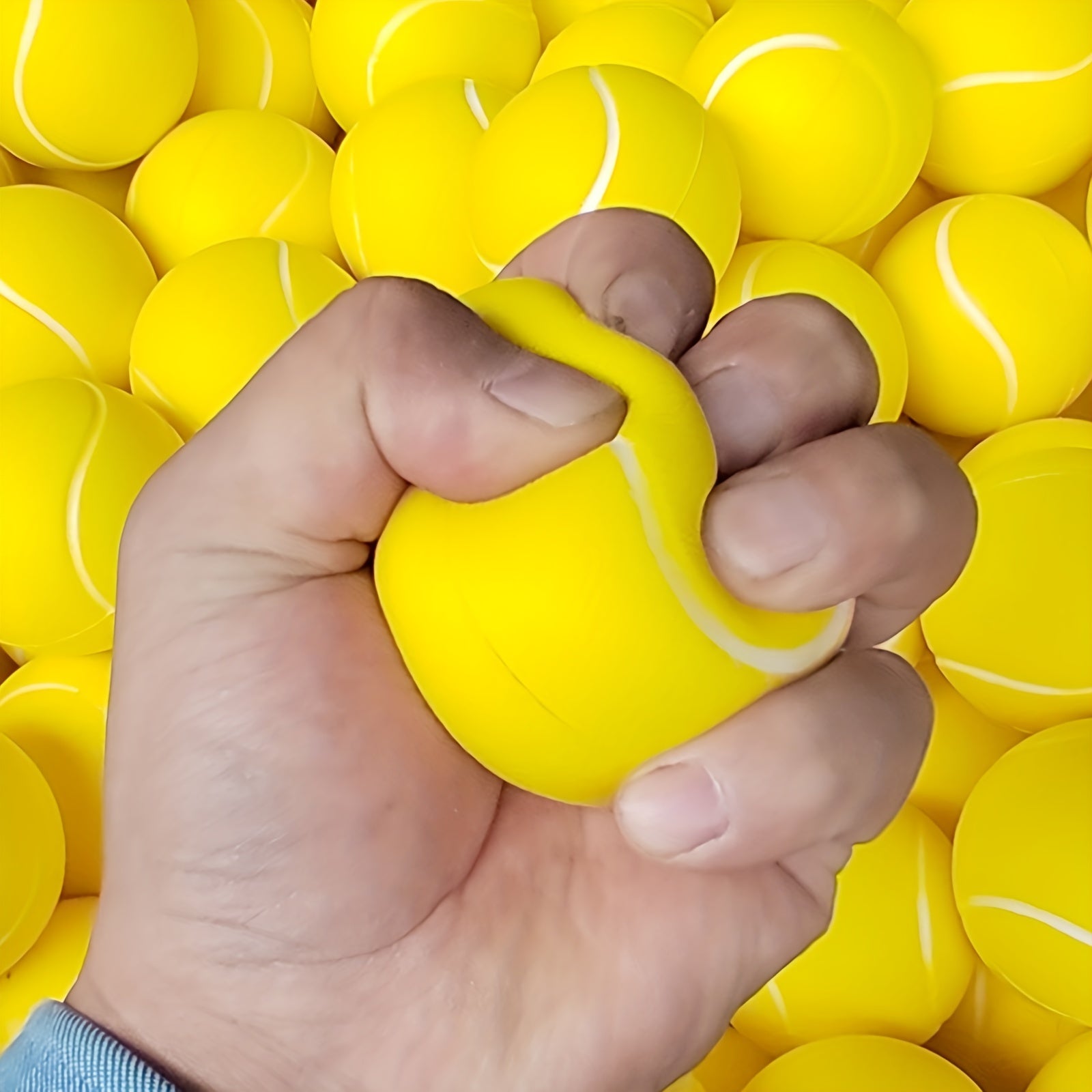 Stress Relief Baseball Hand Grip Ball Focus Anxiety Muscle Strength