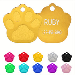Custom Engraved Pet ID Tag - Name & Number - Cats & Dogs