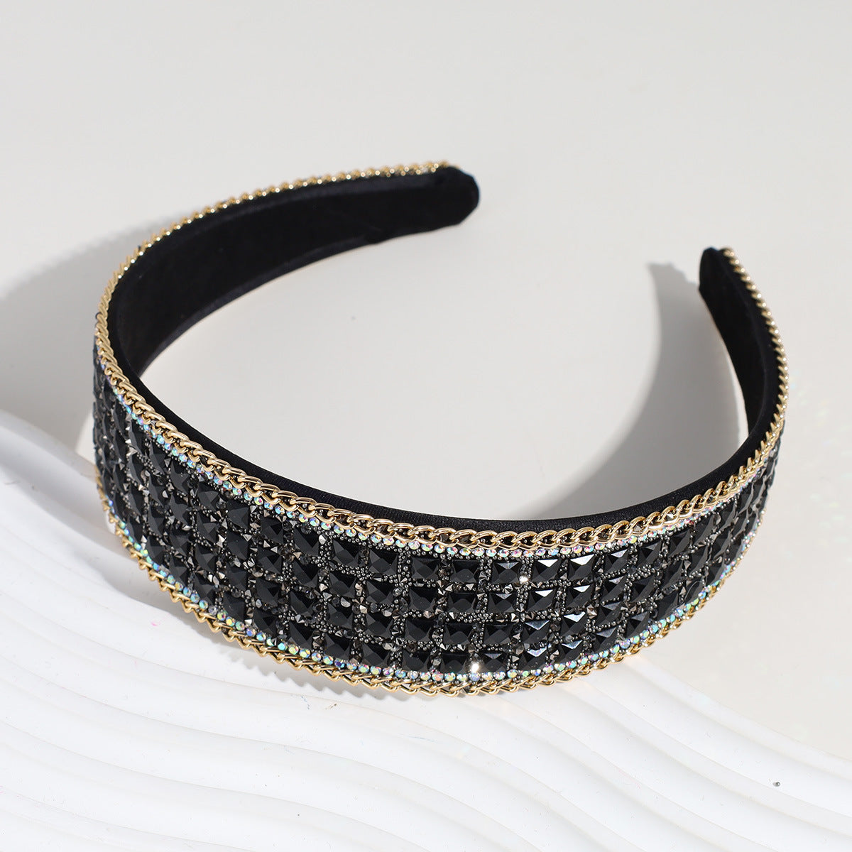 Wide Brimmed Rhinestone Headband Head Hoop Women Hair Accessories