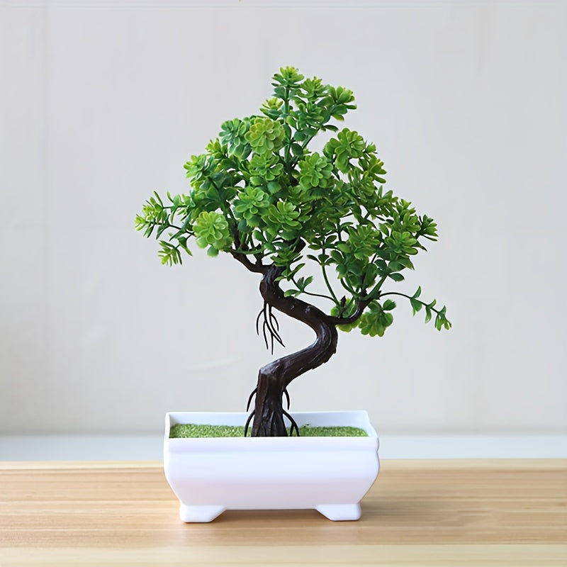 Artificial Potted Bonsai Plant for Home Decor