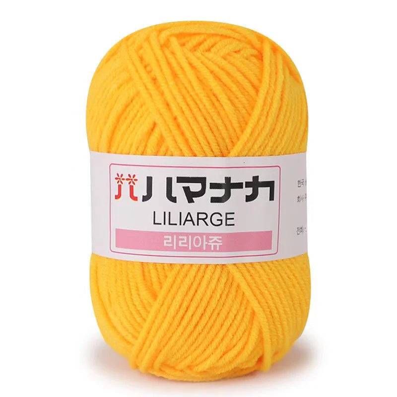 Milk Cotton Hand Knitted Thread 100 Acrylic 10pcs
