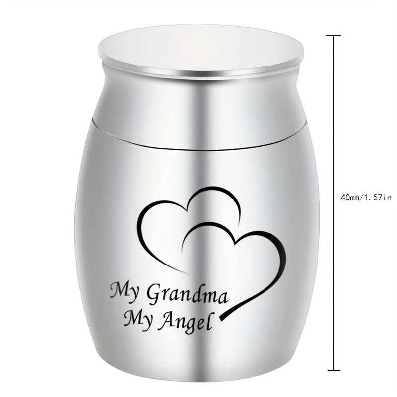 Stainless Steel Pet Urn Secure Ashes Container for Lasting Memories