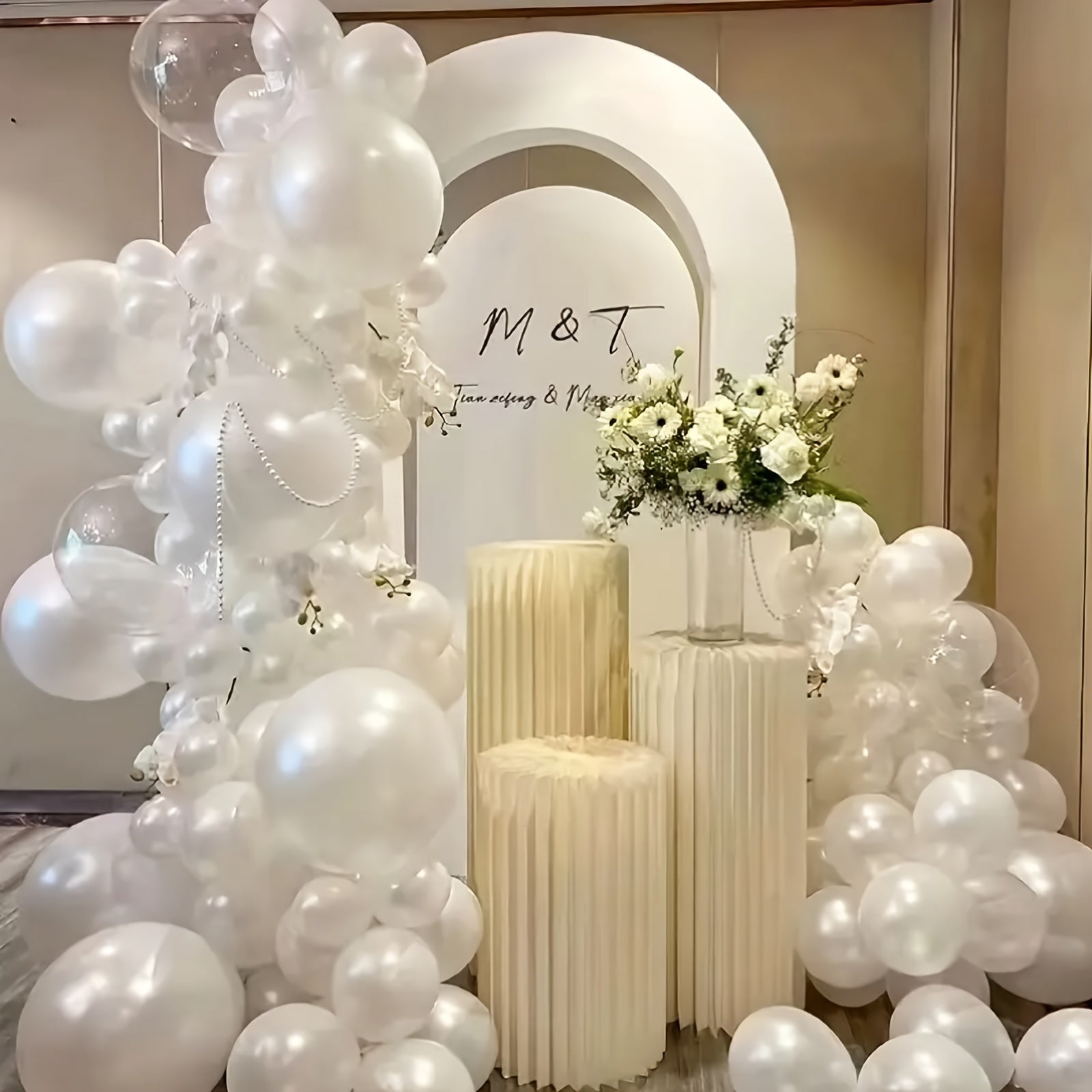 20pcs Pearl Balloons for Birthdays Weddings Home Decoration Parties