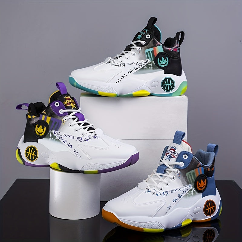 Men's Shock Absorbing Basketball Shoes Non Slip Athletic Shoes