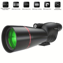25 75x60 HD Monocular High Power FCM Layer Coating BK4 Prism Long Range