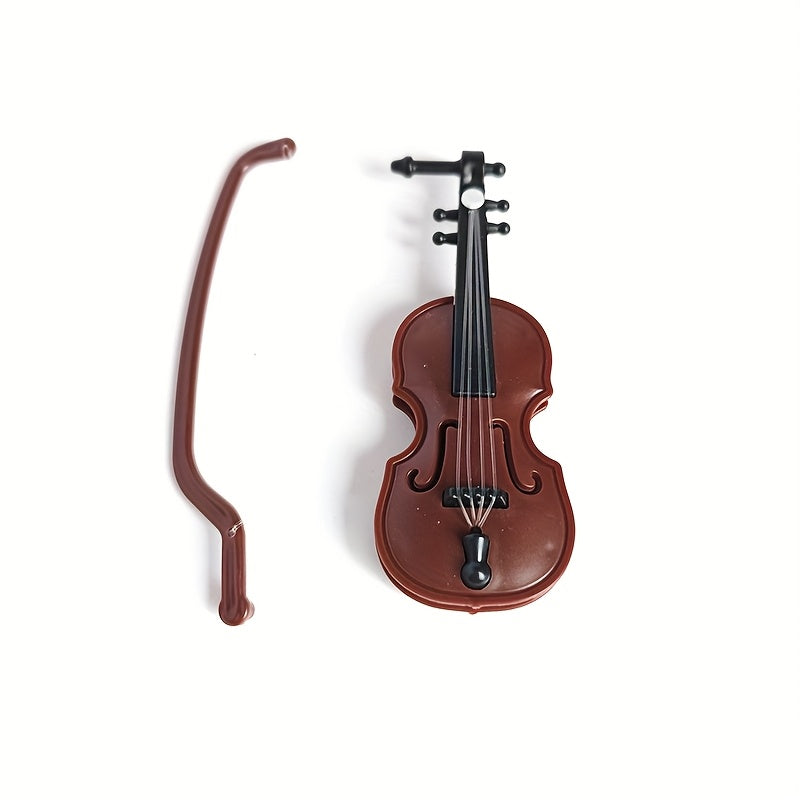 Durable Plastic Violin Prop for Home Decor