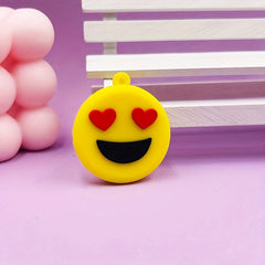Cartoon Rhubarb Happy Face Laugh Series Key Chain Mobile Phone Hanging Ornaments
