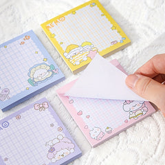 80 Sheets Cute Cartoon Puppy Sticky Notes for Students