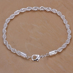Silver Twist Bracelet