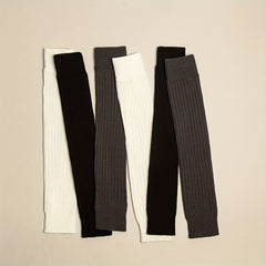 Ribbed Leg Warmers Soft & Comfy All match Socks Women's Stockings