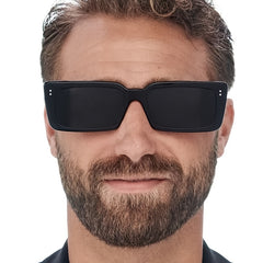 Personalised Wide Leg Square Sunglasses for Men