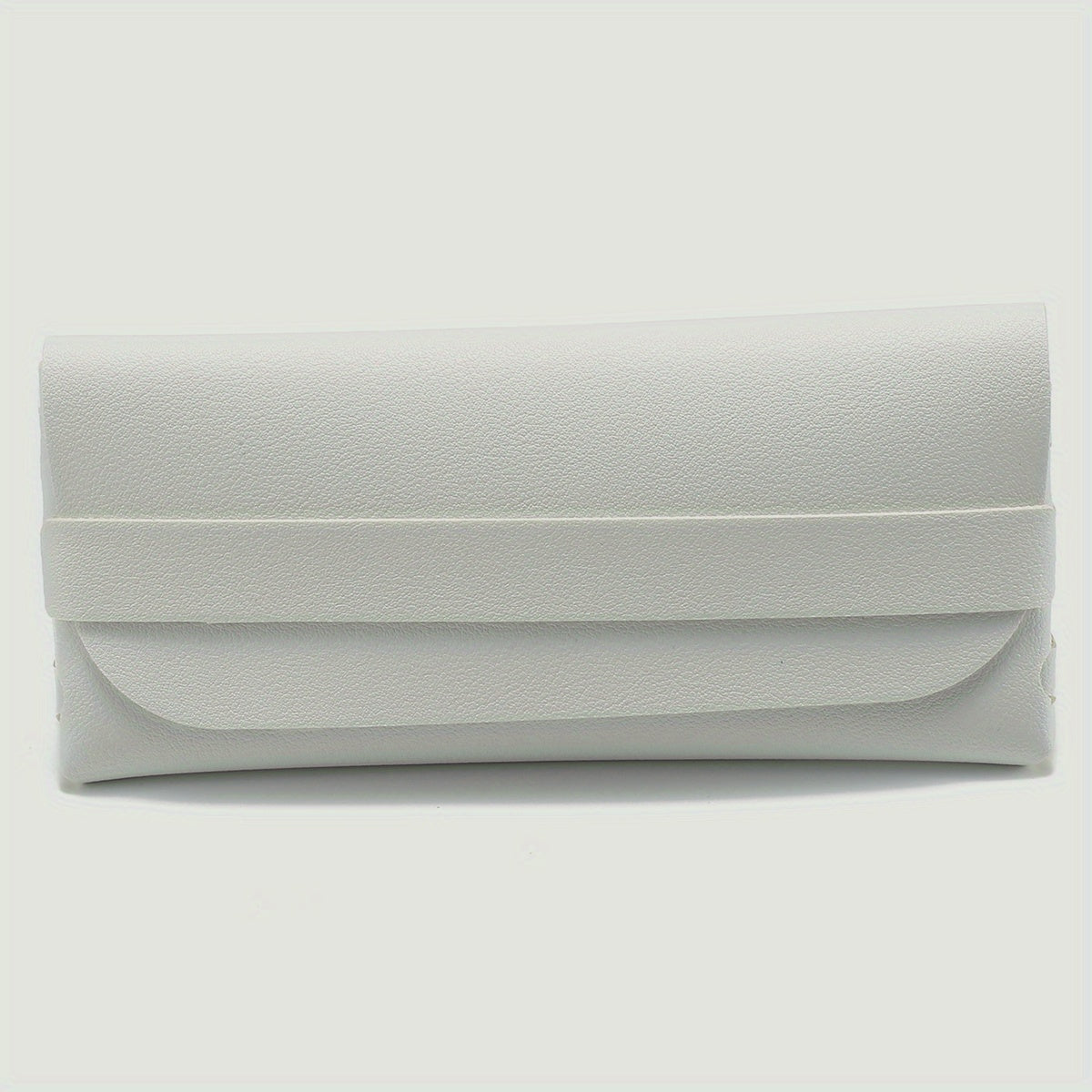 Solid Glasses Bag PU Leather Sunglasses Case Soft Portable Eyewear Container