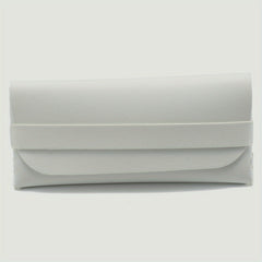Solid Glasses Bag PU Leather Sunglasses Case Soft Portable Eyewear Container