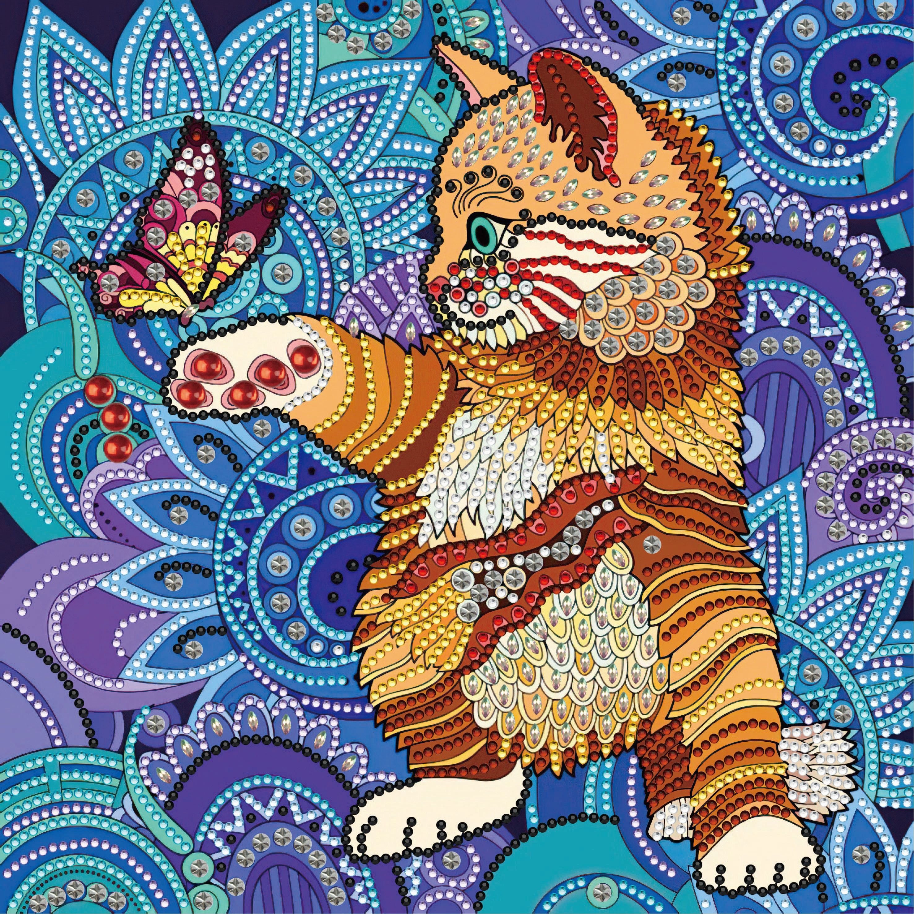 Cat Pattern Diamond Painting Kit DIY 5D Art Home Decor