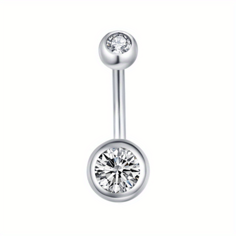 6pcs Surgical Steel 14G Navel Piercing Body Jewelry Men Women