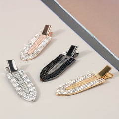 Rhinestone No Bend Hair Clip Alloy Hair Accessories