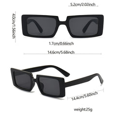 Futuristic Square Sunglasses Ultra Lightweight Unisex