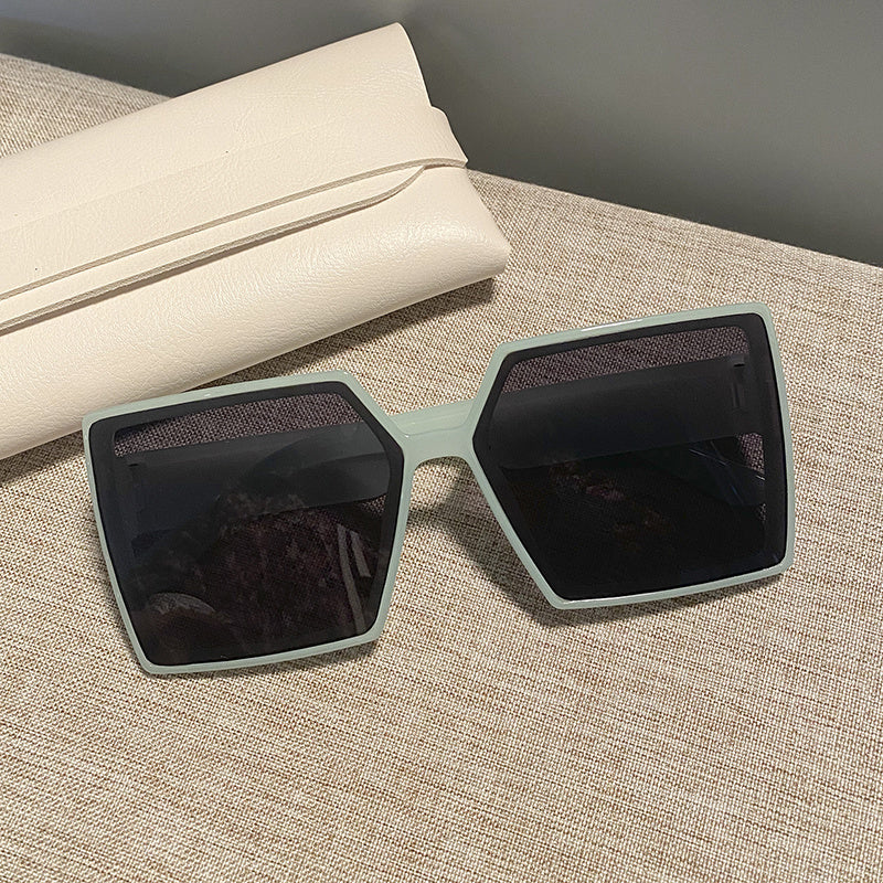 Oversized Square Sunglasses Gradient Glasses Driving UV400